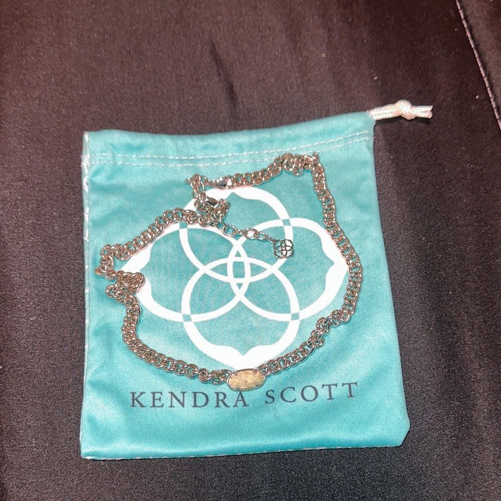 Kendra Scott Silver-Tone Chain Necklace